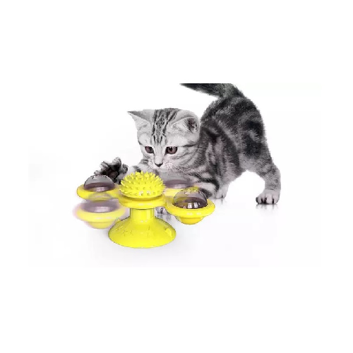 Cat Toy With Light n Catnip Ball