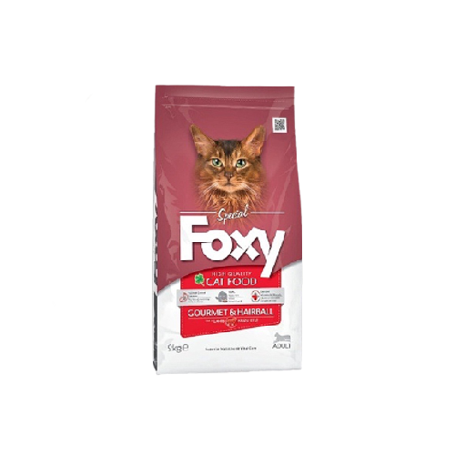 Foxy Adult Cat Food Gourmet & Hairball