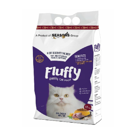 Fluffy Cat Food