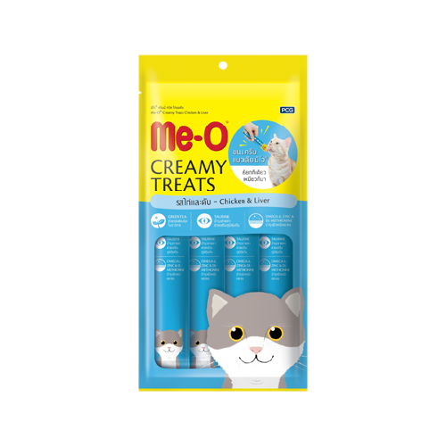 Me-O Creamy Cat Treats - Pack Of 4 Treats