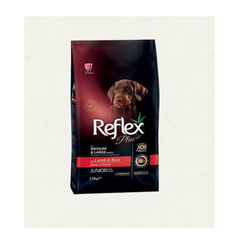 Reflex Plus Medium Large Breed Junior Dog Food Lamb & Rice