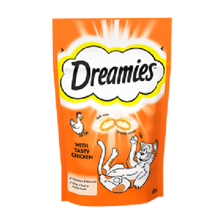 Dreamies Cat Treats With Chicken