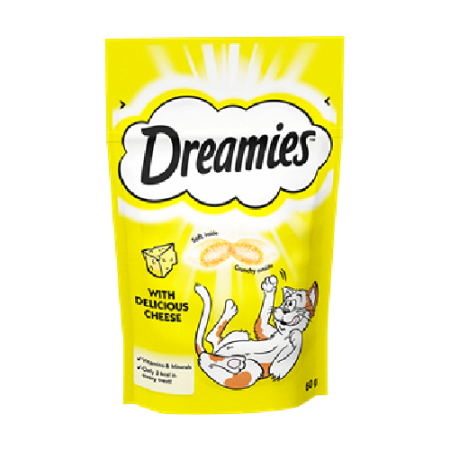 Dreamies Cat Treats With Delicious Cheese