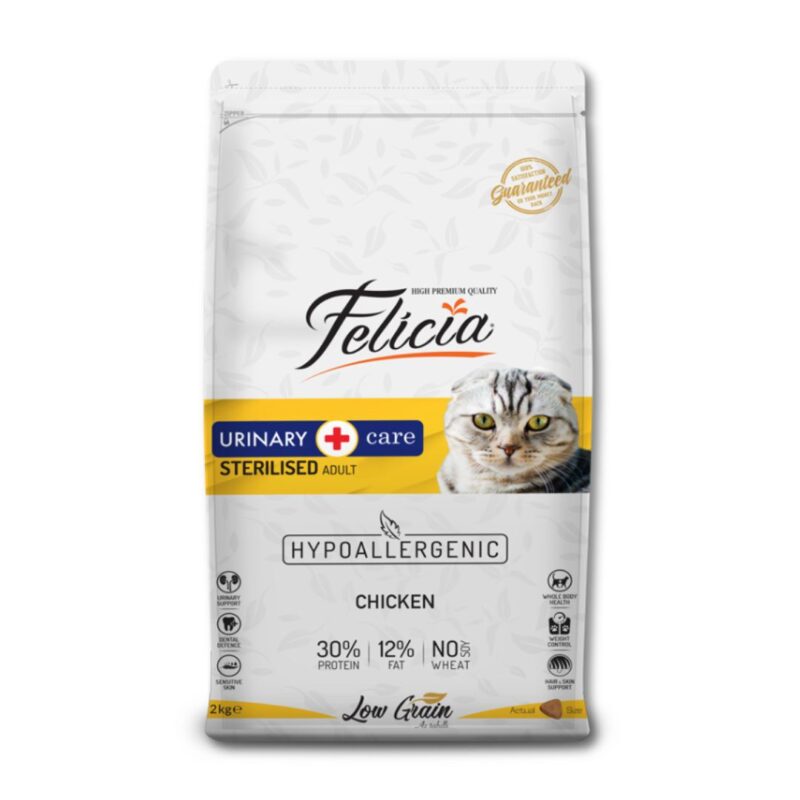 Felicia Urinary Care Adult Cat Food Chicken Sterilised Petco