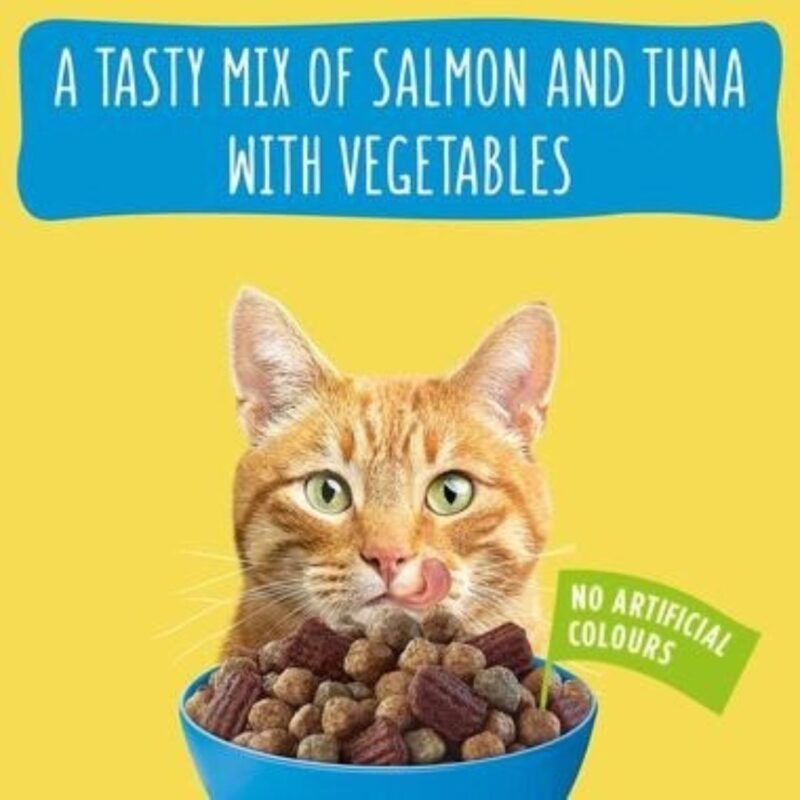 GO-CAT® Crunchy and Tender Salmon and Tuna Dry Cat Food Petco 3 Purina