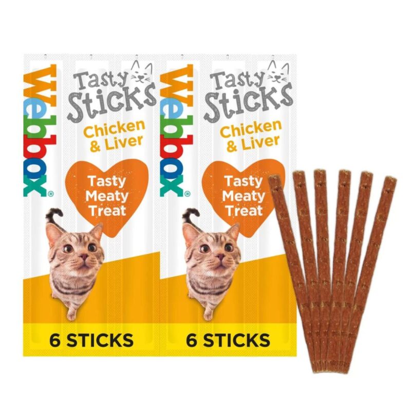 Webbox Tasty Sticks Chicken & Liver Cat Treats Petco 1