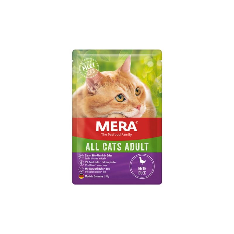 MERA All Cats Adult Wet Cat Food with Duck by Petco.pk