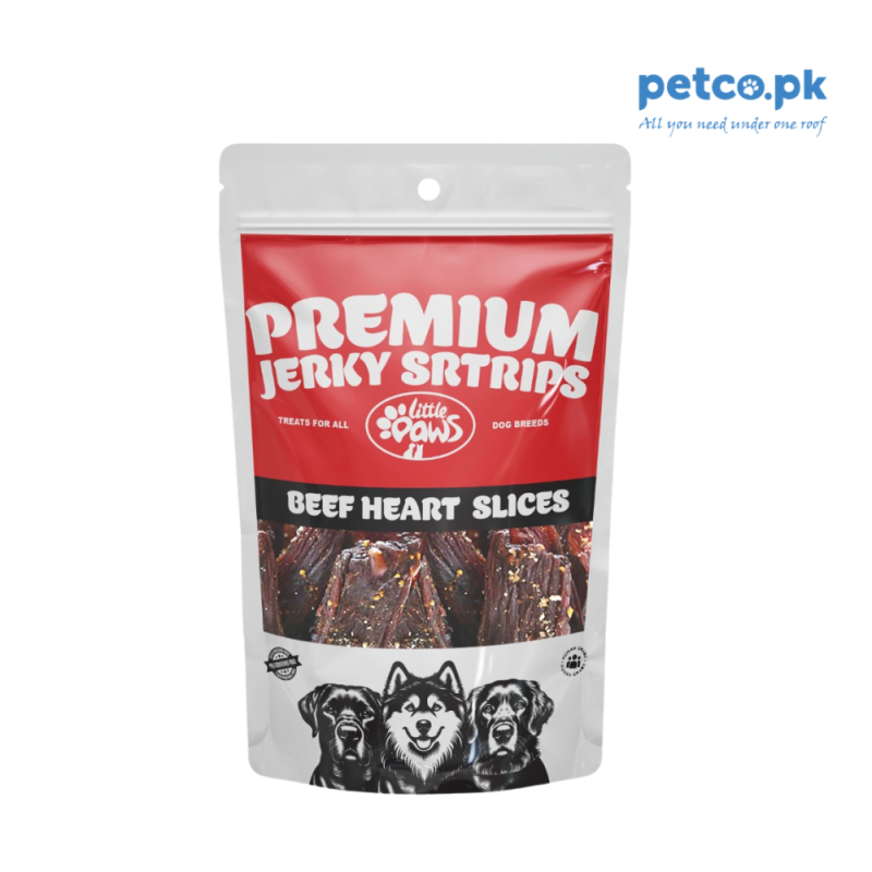 Little Paws Beef Heart Jerky Strips