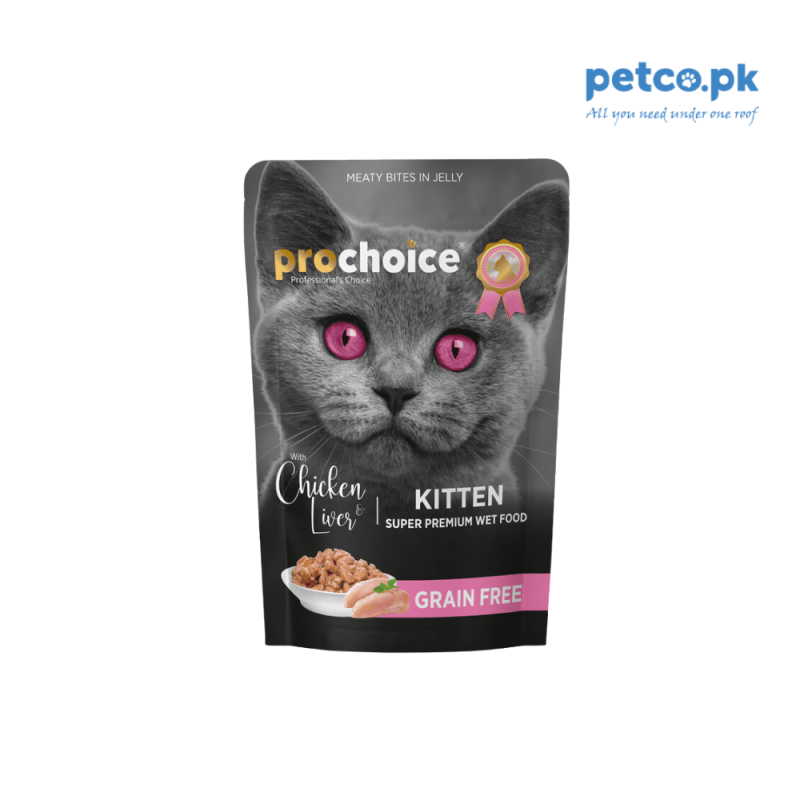 ProChoice Grain-Free Kitten Jelly - Chicken & Liver