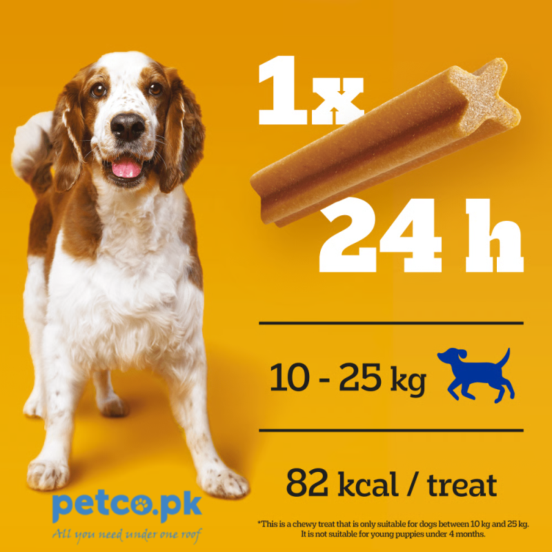 PEDIGREE DENTASTIX Daily Dental Chews Medium Dog 77 GM