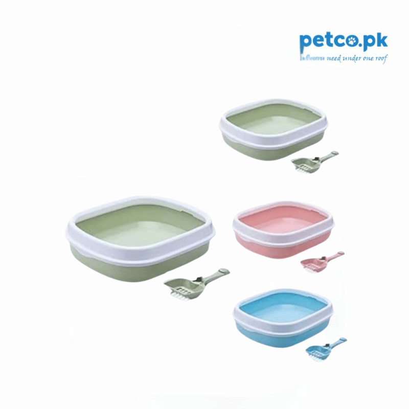 Cat Litter Tray with Lid & Scoop China