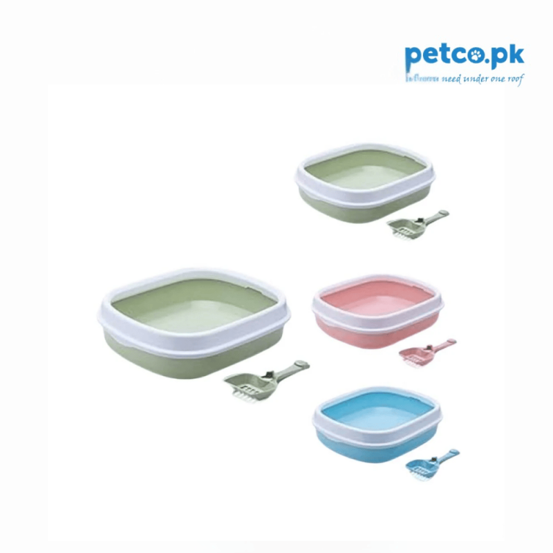 Cat Litter Tray with Lid & Scoop Local