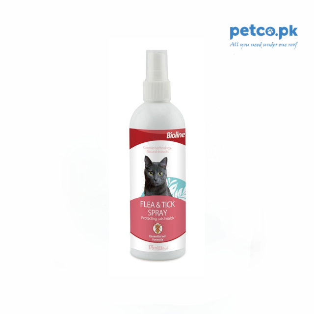 Bioline Flea and Tick Spray for Cats