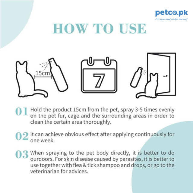 Bioline Flea and Tick Spray for Cats - Image 3