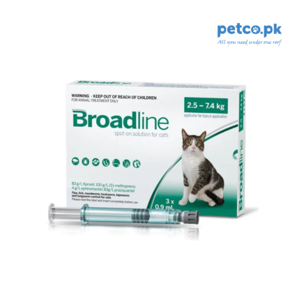 Broadline Spot-On Solution for Cats | 2.5 - 7.5 KG