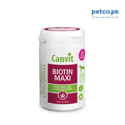 Canvit Biotin Maxi for Medium and Large Dogs – Skin and Coat Recovery