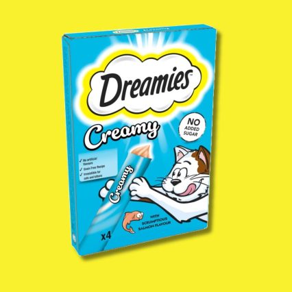 DREAMIES Creamy Cat Treats Scrumptious Salmon