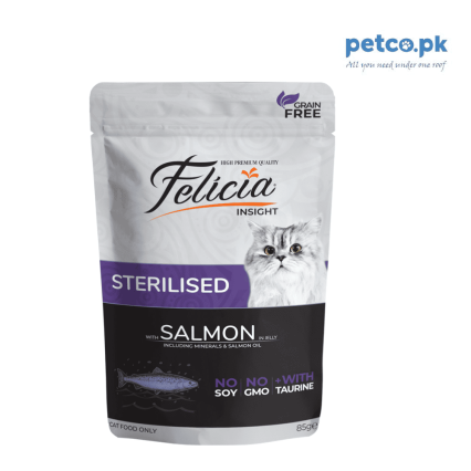 Felicia Sterilised Salmon in Jelly Grain Free