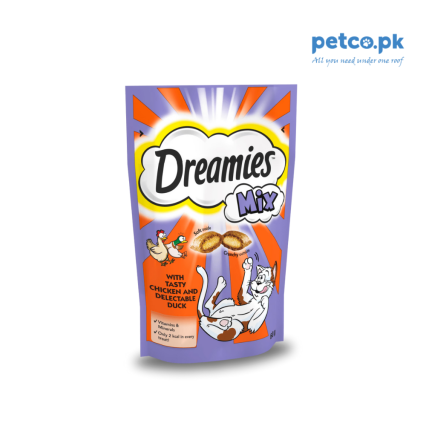 Dreamies Mix Cat Treat with Chicken and Duck