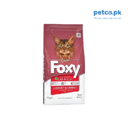 Foxy Adult Cat Food Gourmet & Hairball