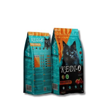 Kedi-O Cat Food Chicken and Brown Rice - 1 KG