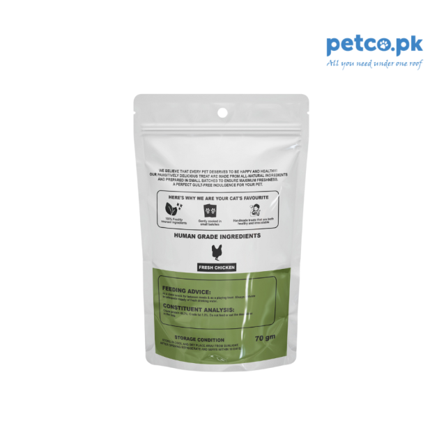 Little Paws Chicken Jerky Cat Treats - Image 4