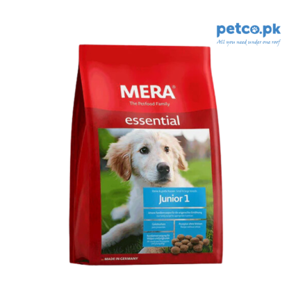 MERA Essential Junior 1 Puppy Food Main Image of Packet By Petco.pk
