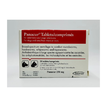 PANACUR 250MG FOR DOGS AND CATS