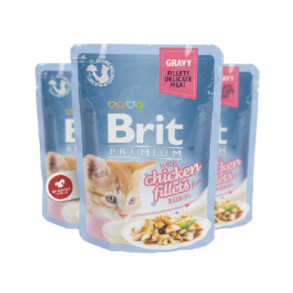 Brit Premium Kitten Gravy (Wet Food) With Chicken Fillets