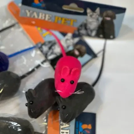 Squeaky Mouse Pet Toys  (3 Pcs Pack)