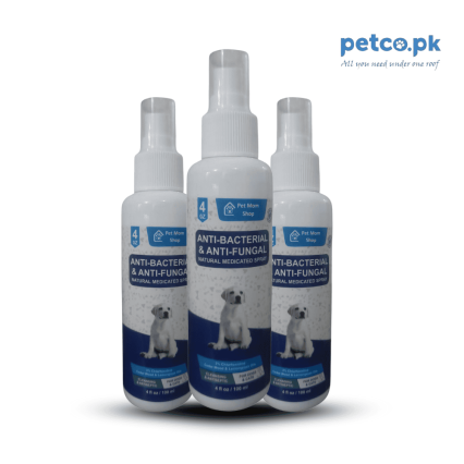 PMS Anti-Bacterial & Anti-Fungal Spray for Cats & Dogs | Natural Medicated - 100 ML