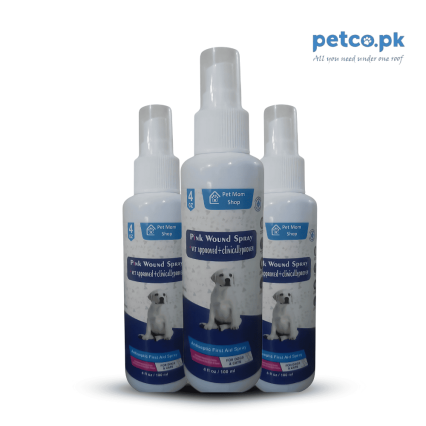 PMS Pink Wound Spray | Antiseptic First Aid Spray for Cats & Dogs - 100 ML