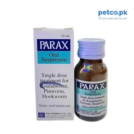 Parax Dewormer Cats and Dogs 10 ML | Treat Roundworm, Pinkworm and Hookworm