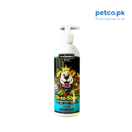 PawComfort Black Oh-So-Shiny Shampoo For Dogs – 500 ML