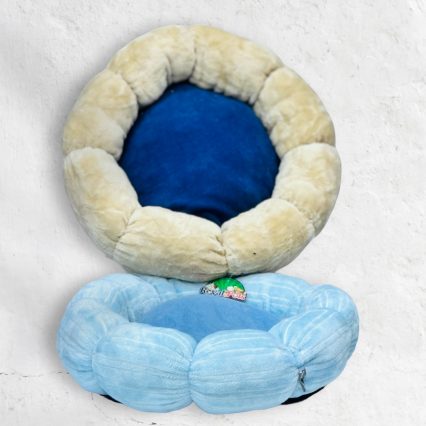 Pets Round Fur Bed - For Cats and Dogs