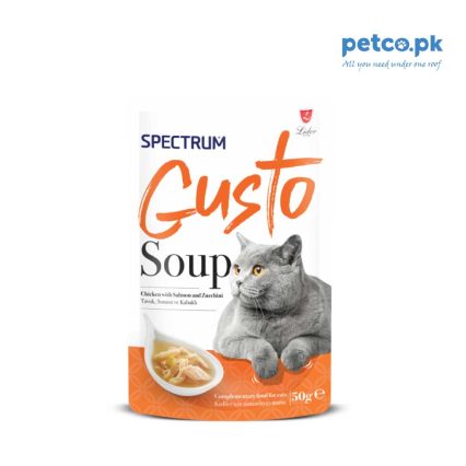 Spectrum Gusto Chicken Salmon and Zucchini Soup for Cats