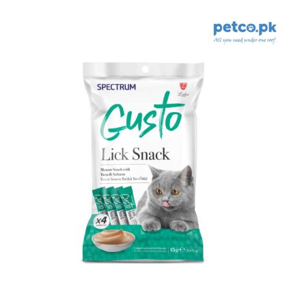 Spectrum Gusto Lick Snack Tuna and Salmon for Cats