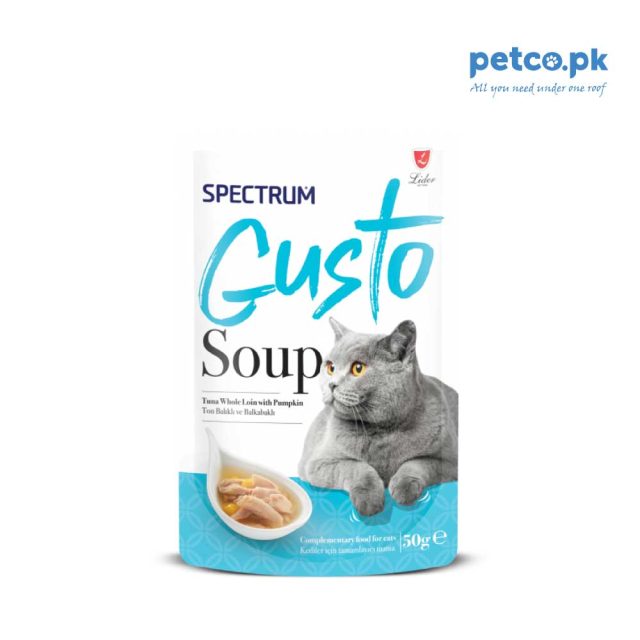 Spectrum Gusto Tuna with Pumpkin Soup for Cats