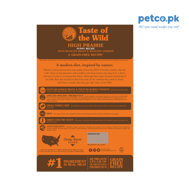 Taste Of The Wild – High Prairie Puppy Formula - Image 2