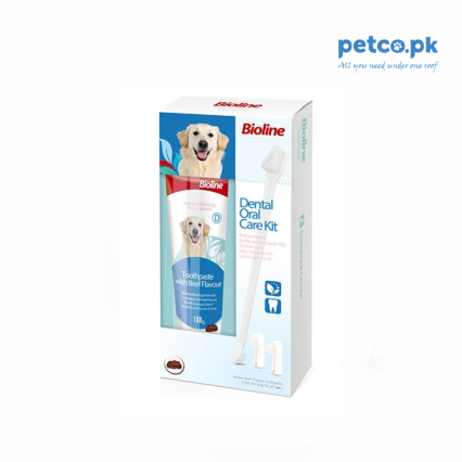 Bioline Toothpaste with Beef Flavor for Dogs