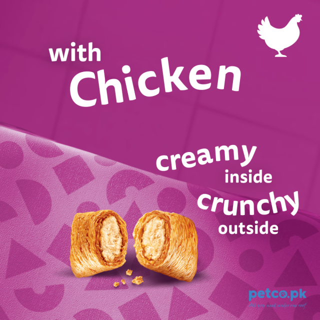 WHISKAS Relax & Unwind Adult Cat Treats with Chicken 45g - Image 3