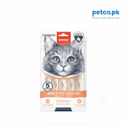 Wanpy Digestive Health Creamy Treat Salmon & Chicken