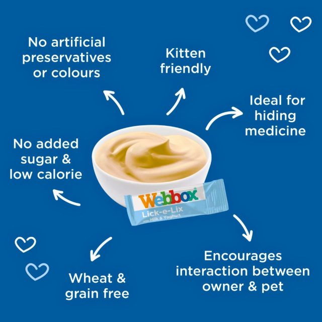 Webbox Cat Treats LICK-E-LIX with Milk & Yoghurt - Image 2