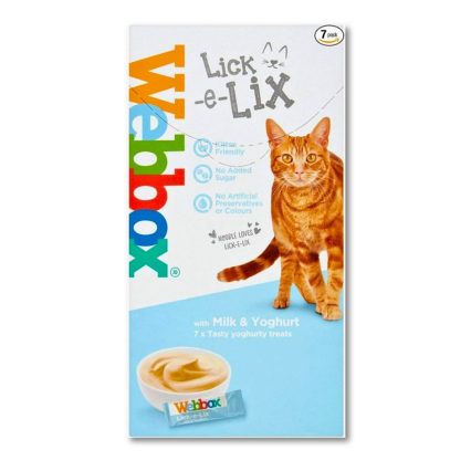 Webbox Cat Treats LICK-E-LIX with Milk & Yoghurt