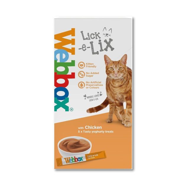 Webbox Cat Treats Lick-e-Lix Chicken