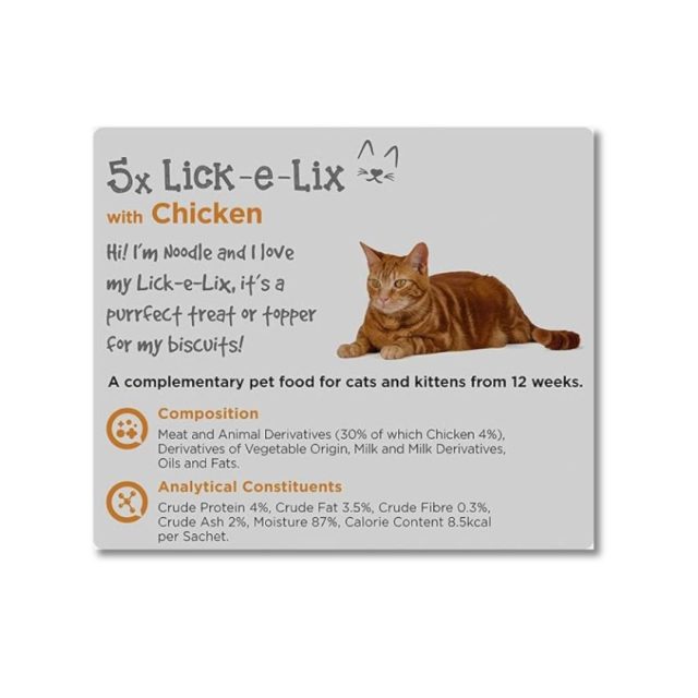 Webbox Cat Treats Lick-e-Lix Chicken - Image 4