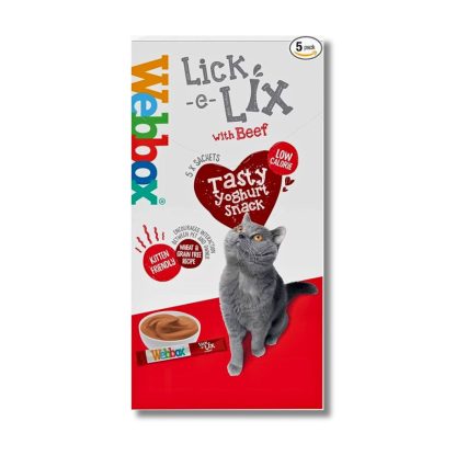 Webbox Cat Treats Lick-e-Lix with Beef