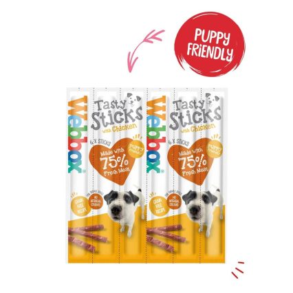 Webbox Tasty Sticks Chicken Dog Treats Small