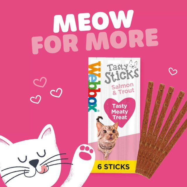 Webbox Tasty Sticks Salmon & Trout Cat Treats - Image 5