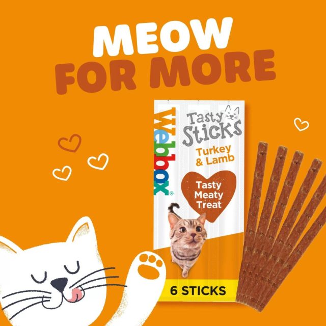 Webbox Tasty Sticks Turkey & Lamb Cat Treats - Image 4